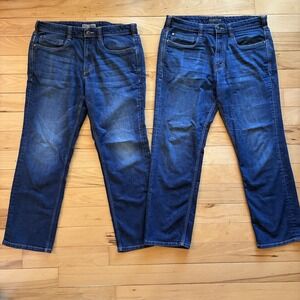 LOT OF 2 511 Tactical Straight Leg Mens Size 34x30 Blue Jeans Stretch Workwear